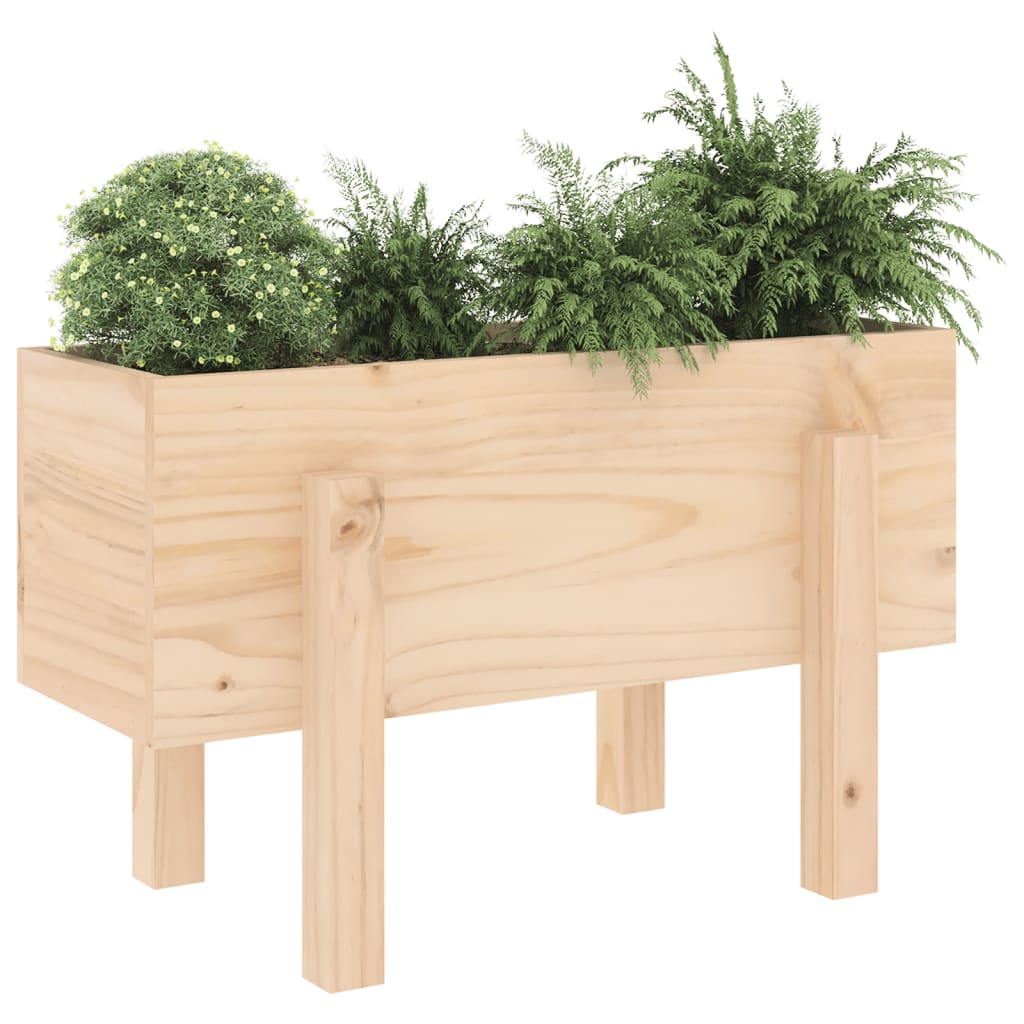 vidaXL Garden Planter 62x30x38 cm Solid Wood Pine