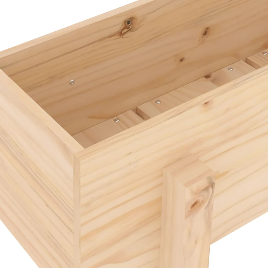 vidaXL Garden Planter 62x30x38 cm Solid Wood Pine