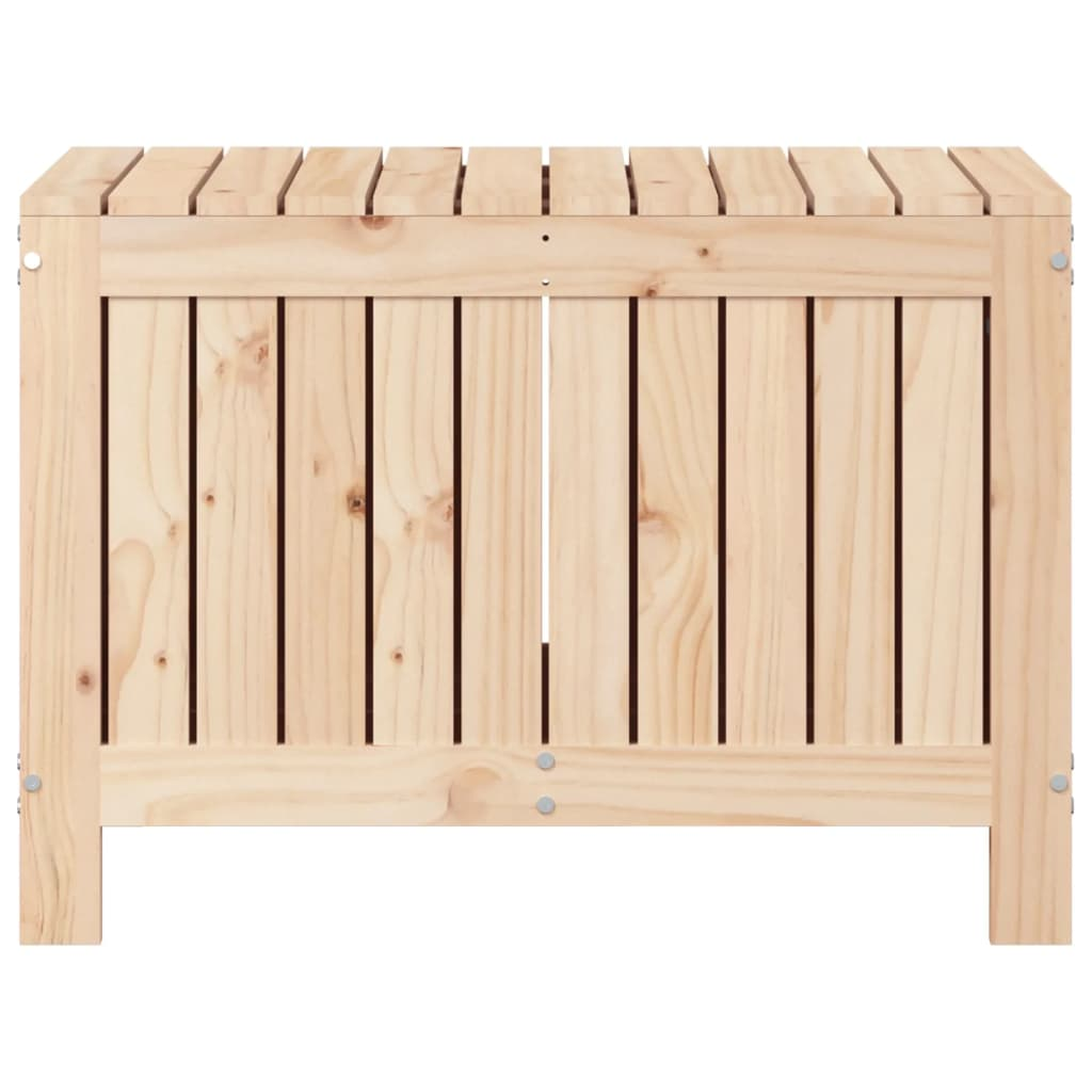 vidaXL Garden Storage Box 76x42.5x54 cm Solid Wood Pine