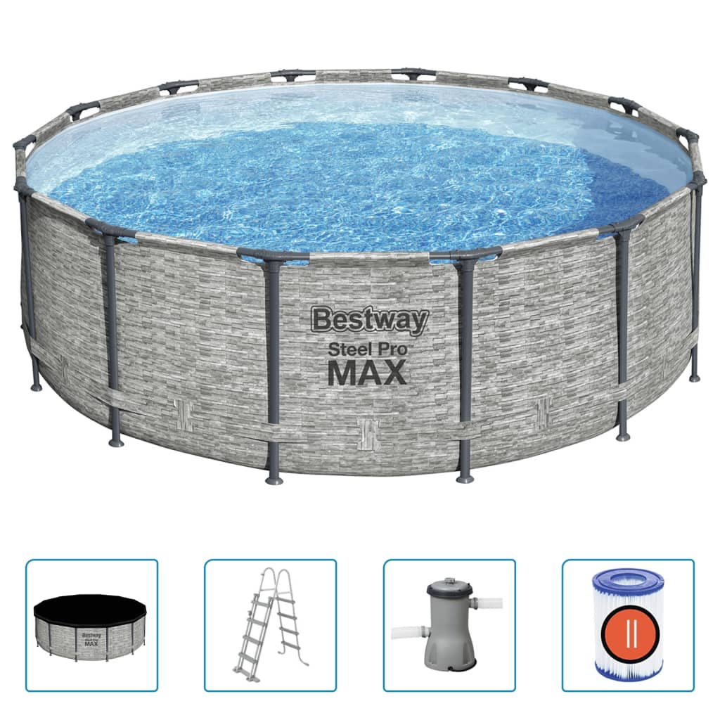 Bestway Power Steel Swimming Pool 427x122 cm