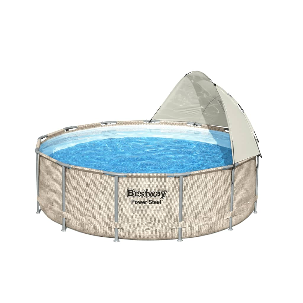 Bestway Above Ground Pool Canopy White