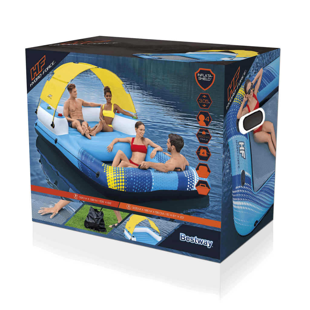 Bestway Hydro Force Floating Island 305x186x58 cm