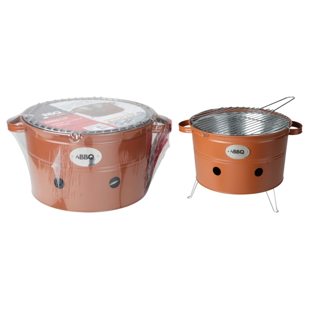 ProGarden BBQ Bucket with 2 Handles 34.5 cm Matte Orange