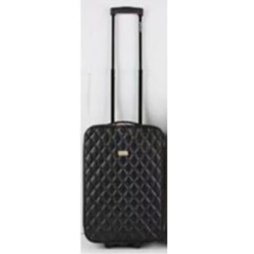 ProWorld Suitcase Quilt Design 28 L Black