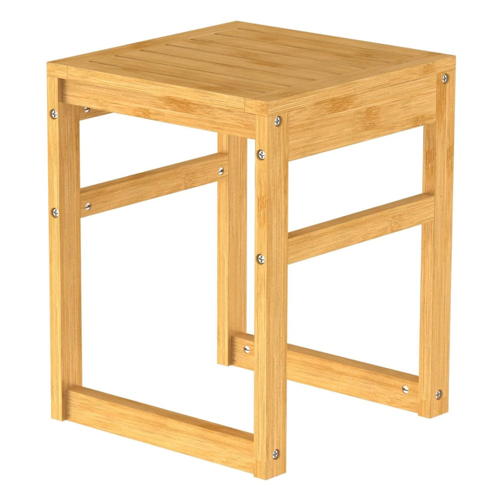 EISL Bathroom Stool 35x35x45 cm Bamboo