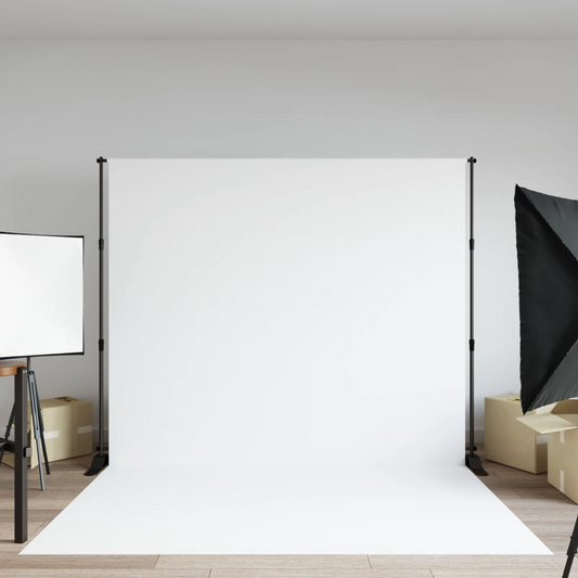 vidaXL Backdrop Stand Black 254x243 cm Steel