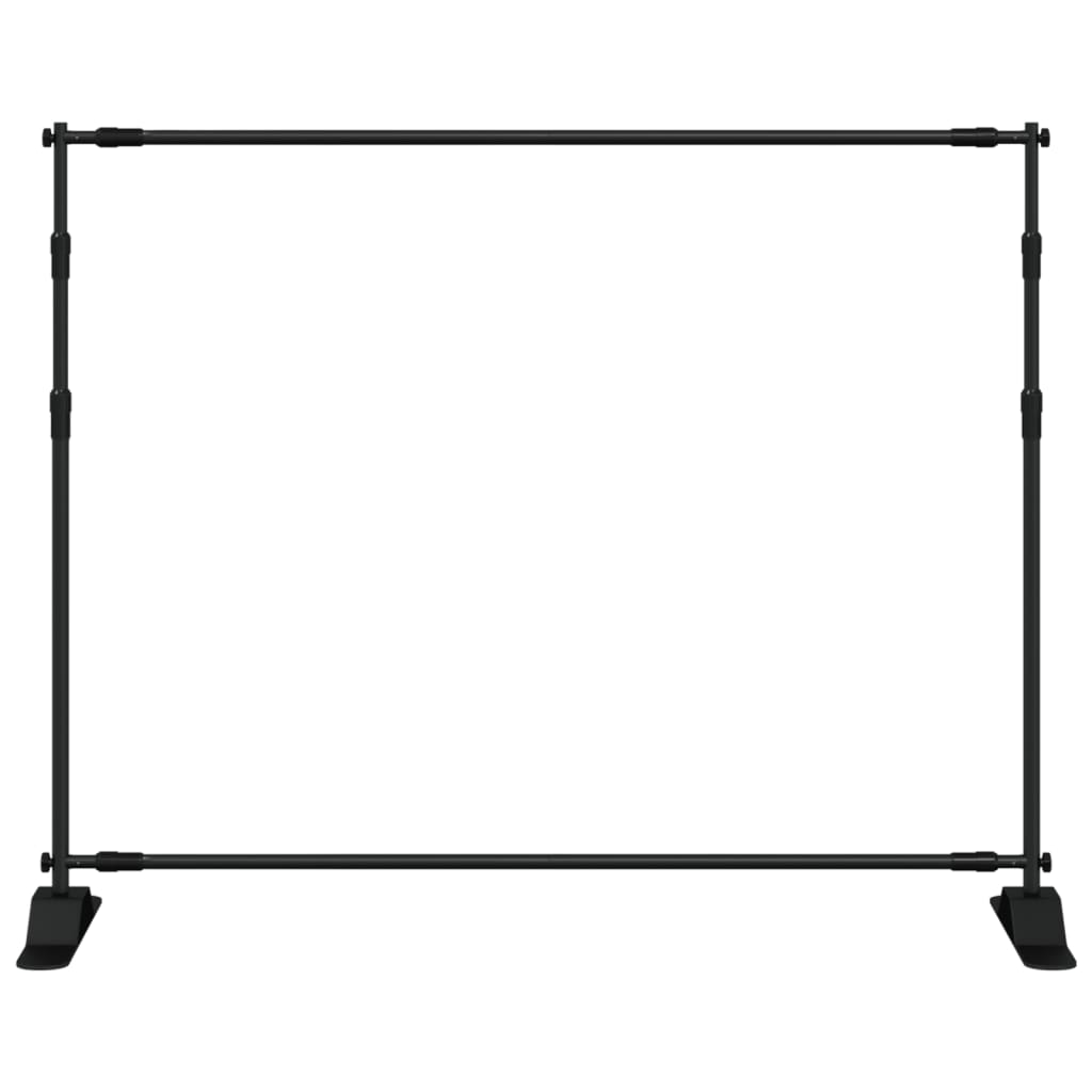 vidaXL Backdrop Stand Black 254x243 cm Steel