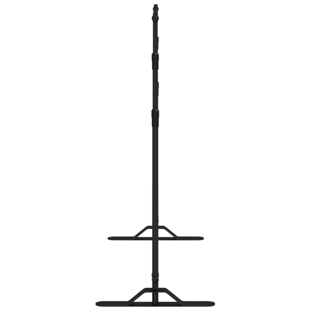 vidaXL Backdrop Stand Black 254x243 cm Steel