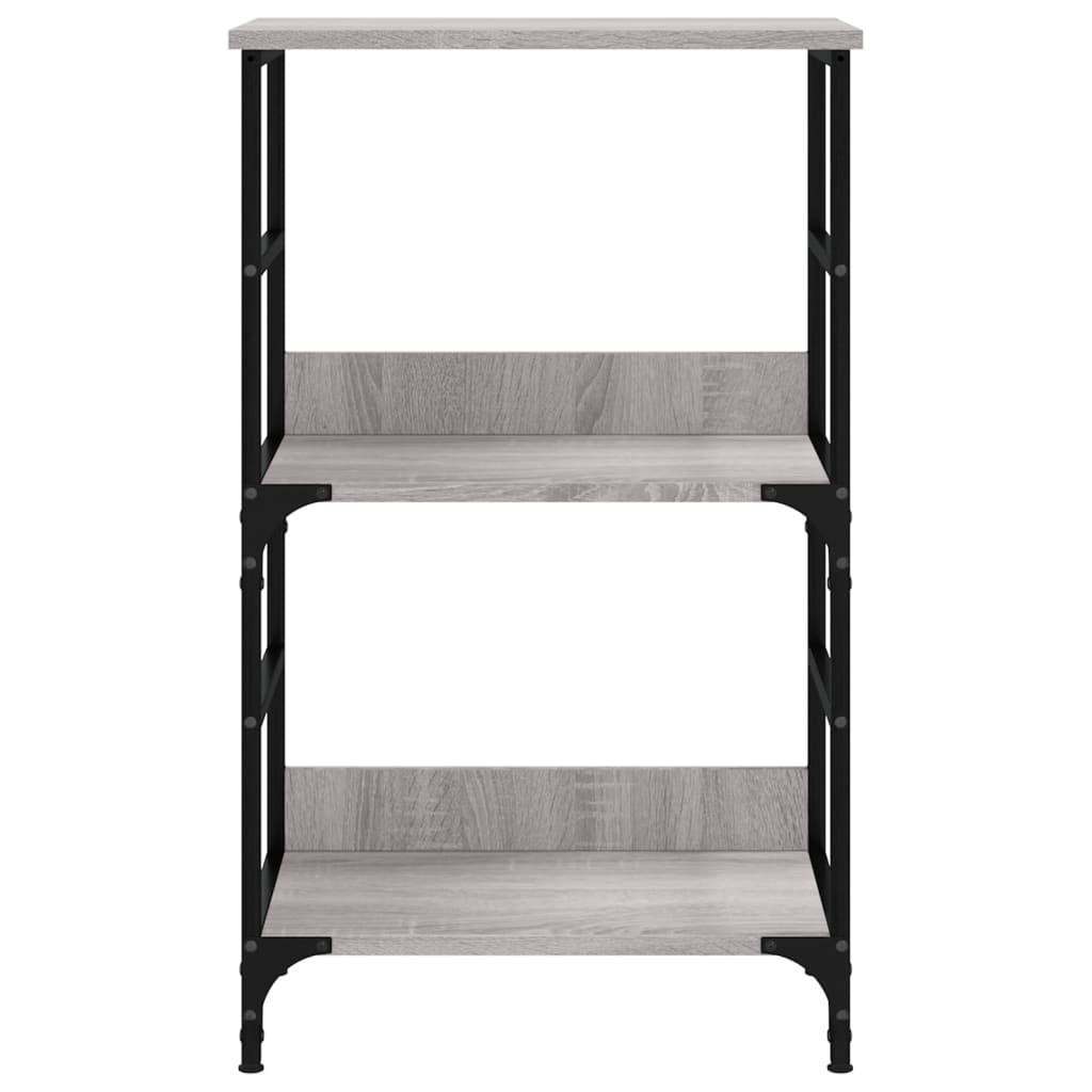 vidaXL Bookshelf Grey Sonoma 50x33x82 cm Engineered Wood