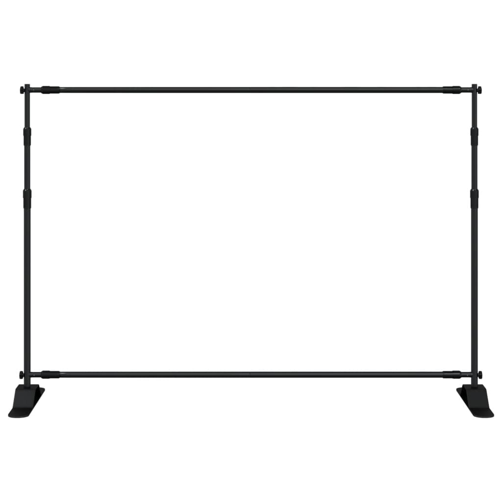 vidaXL Backdrop Stands 2 pcs Black 305x243 cm Steel