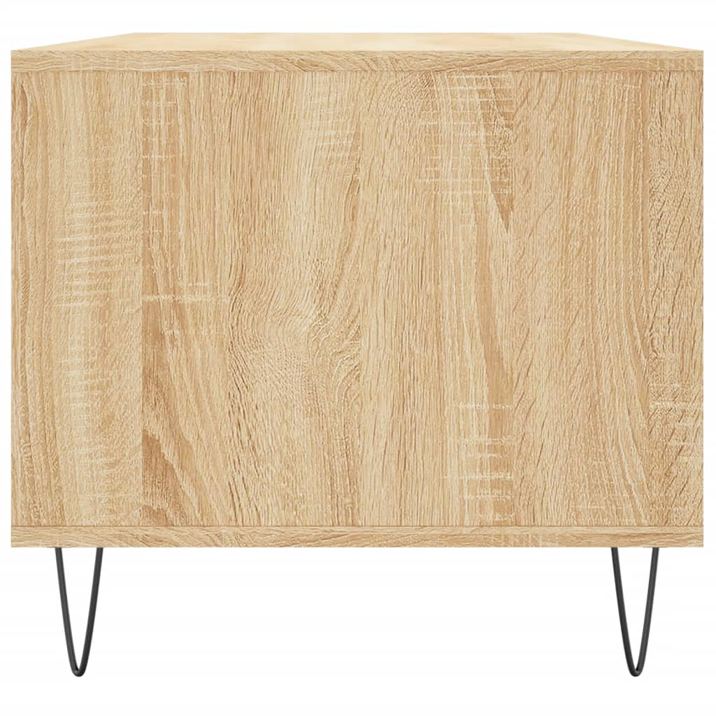 vidaXL Coffee Table Sonoma Oak 90x49x45 cm Engineered Wood