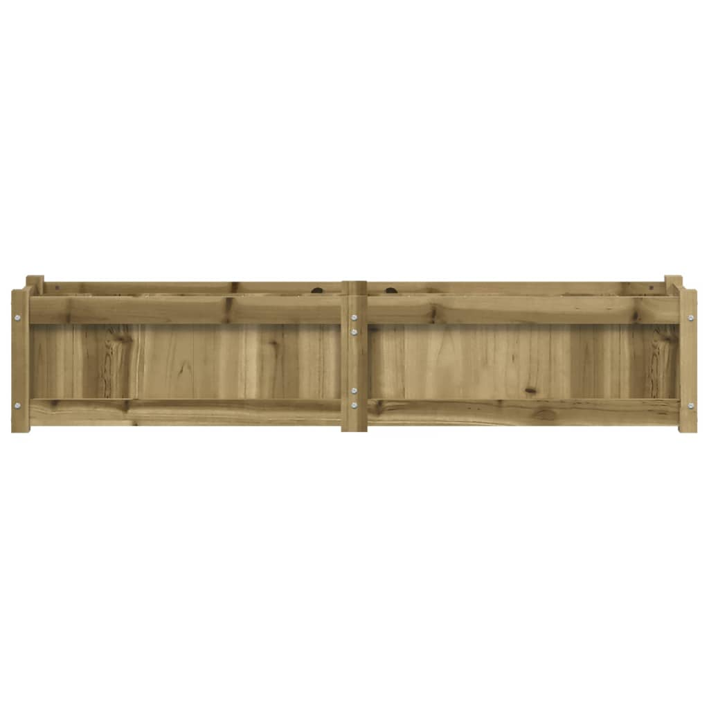 vidaXL Garden Planter 150x31x31 cm Impregnated Wood Pine