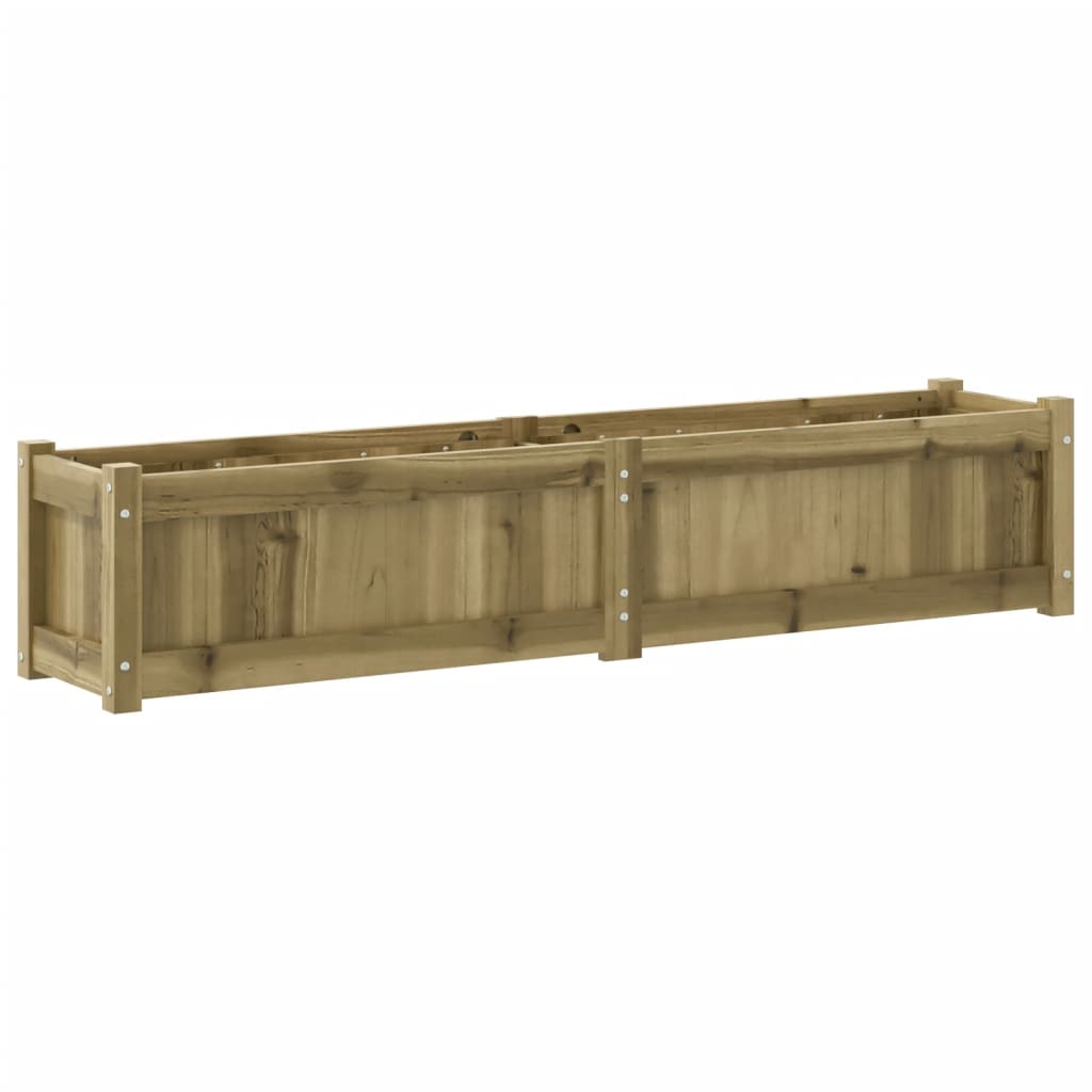 vidaXL Garden Planter 150x31x31 cm Impregnated Wood Pine