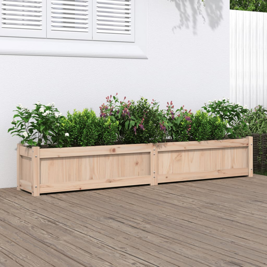 Garden Planter 180x31x31 cm Solid Wood Pine