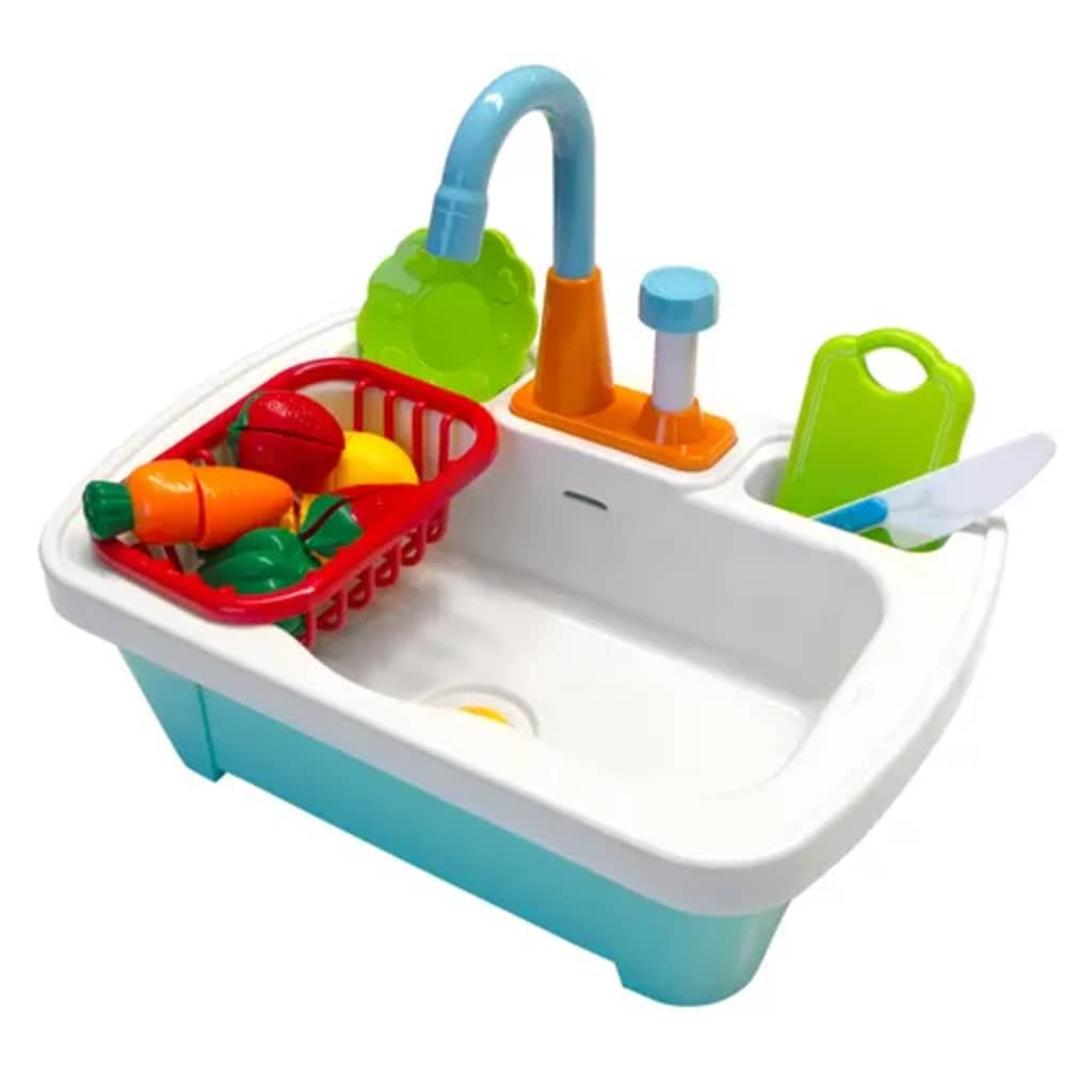 AXI Sand and Water Table Linda with Play Kitchen Brown and White