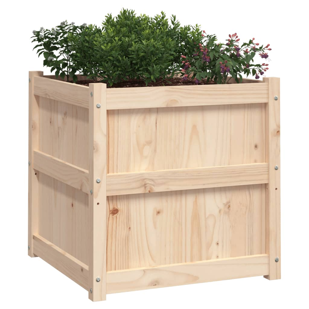 vidaXL Garden Planters 2 pcs Solid Wood Pine