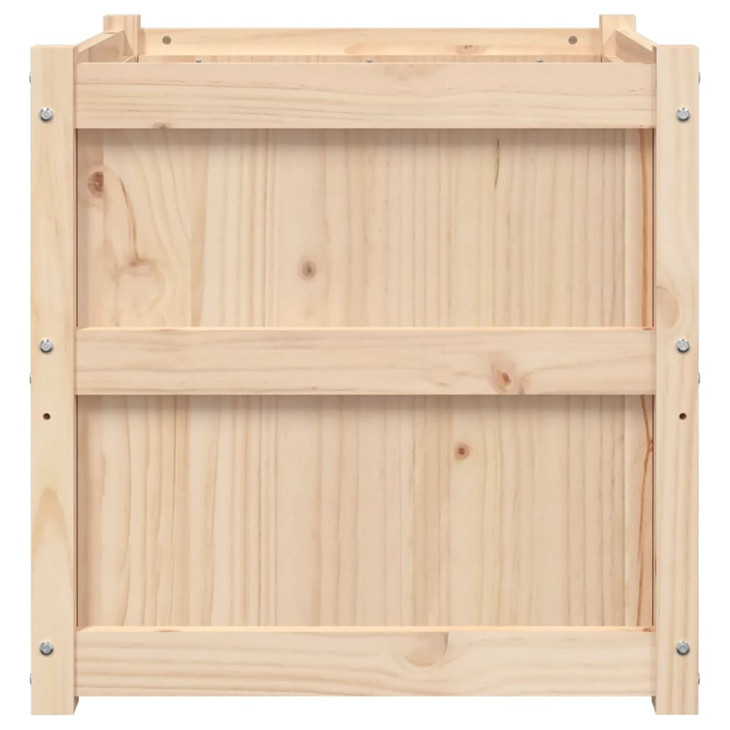 vidaXL Garden Planter 60x60x60 cm Solid Wood Pine