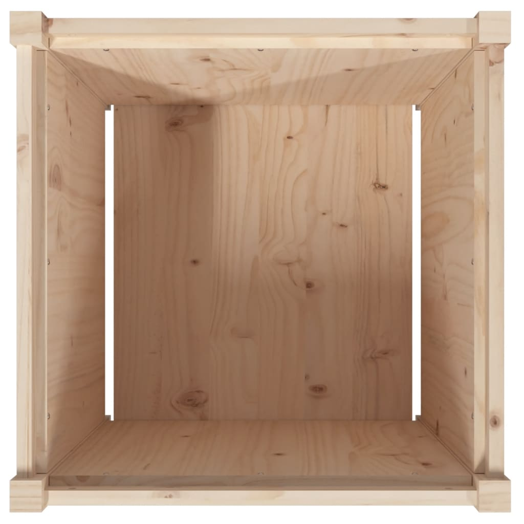 vidaXL Garden Planter 60x60x60 cm Solid Wood Pine