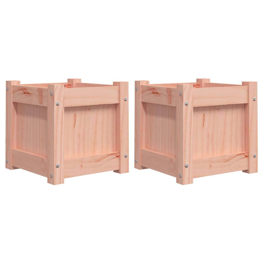 vidaXL Garden Planters 2 pcs Solid Wood Douglas