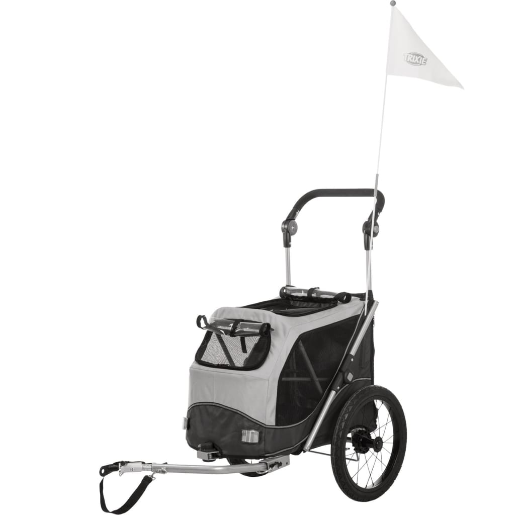 TRIXIE Dog Bicycle Trailer L Grey