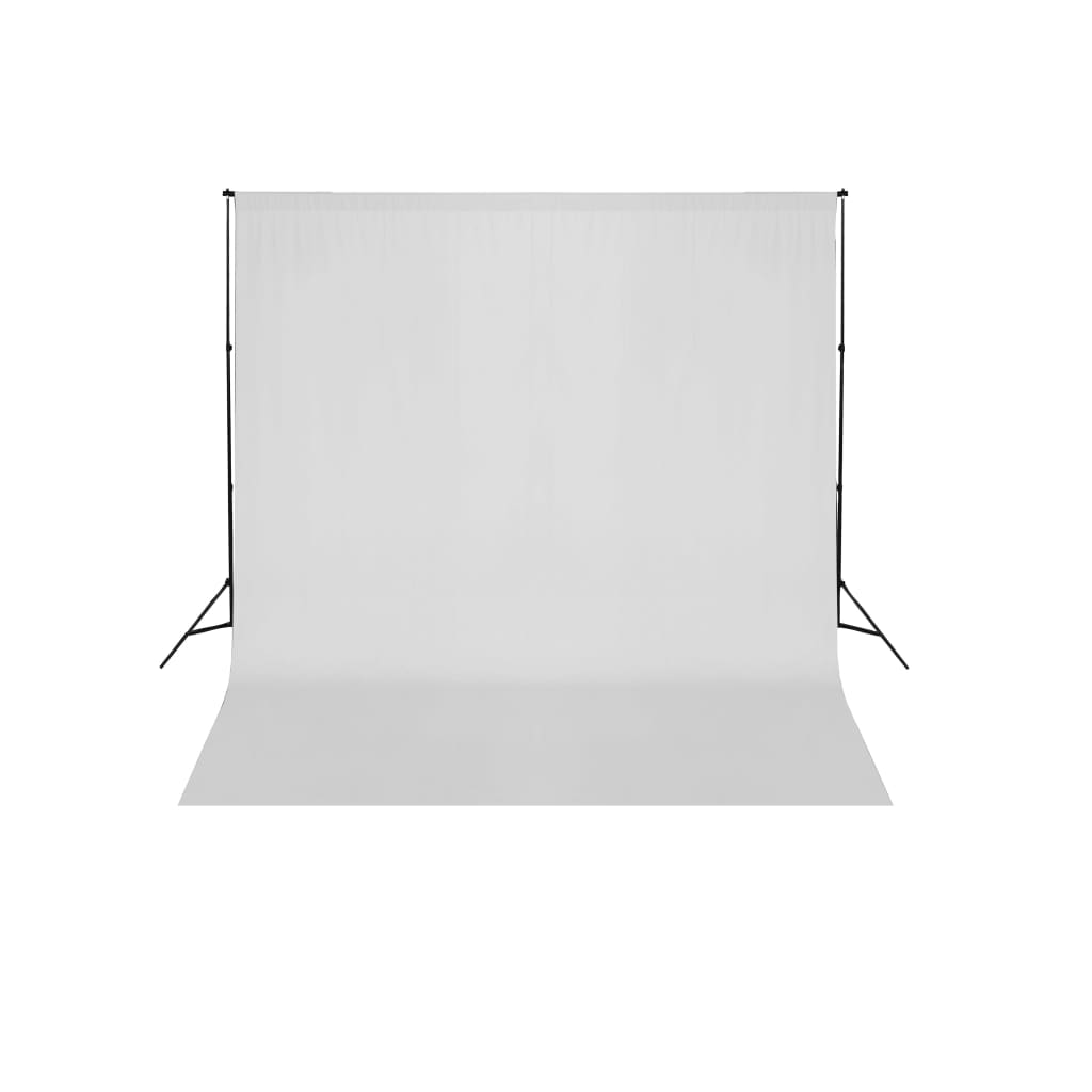 vidaXL Backdrop Support System 600x300 cm White