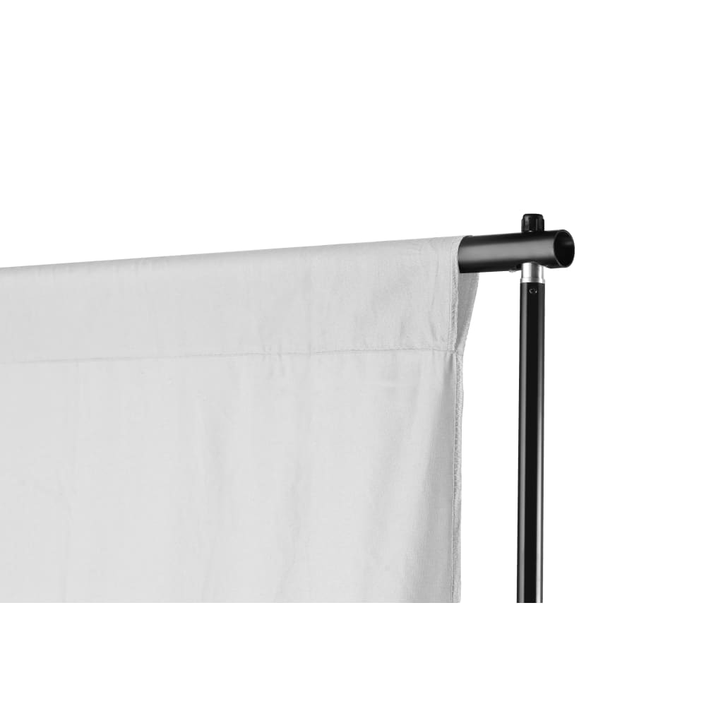 vidaXL Backdrop Support System 600x300 cm White