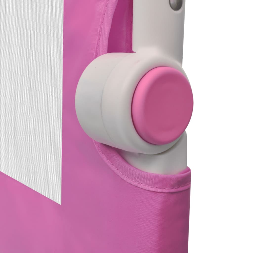 vidaXL Toddler Safety Bed Rail 2 pcs Pink 102x42 cm