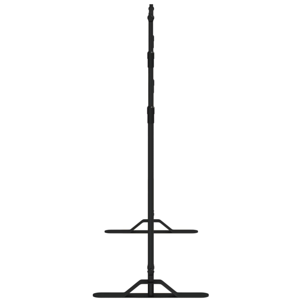 vidaXL Backdrop Stands 2 pcs Black 254x243 cm Steel