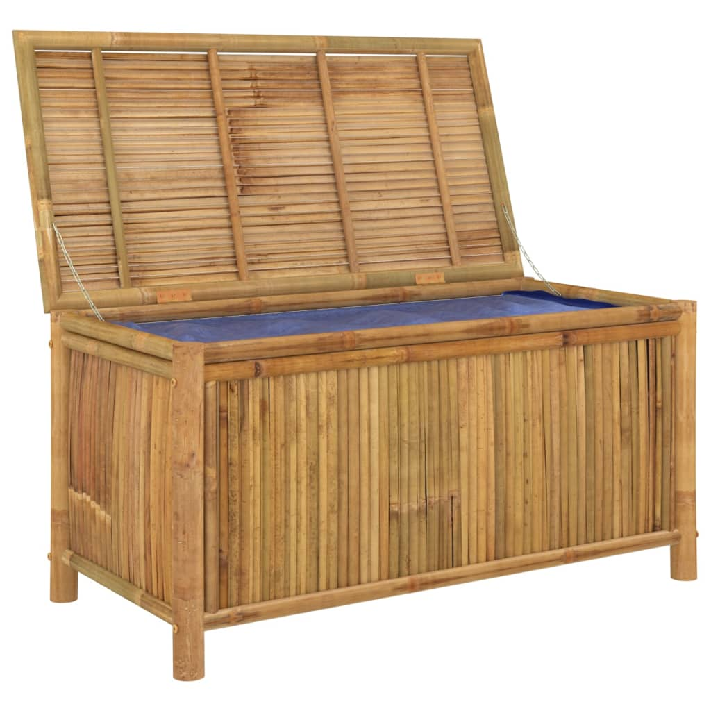 vidaXL Garden Storage Box 110x52x55cm Bamboo