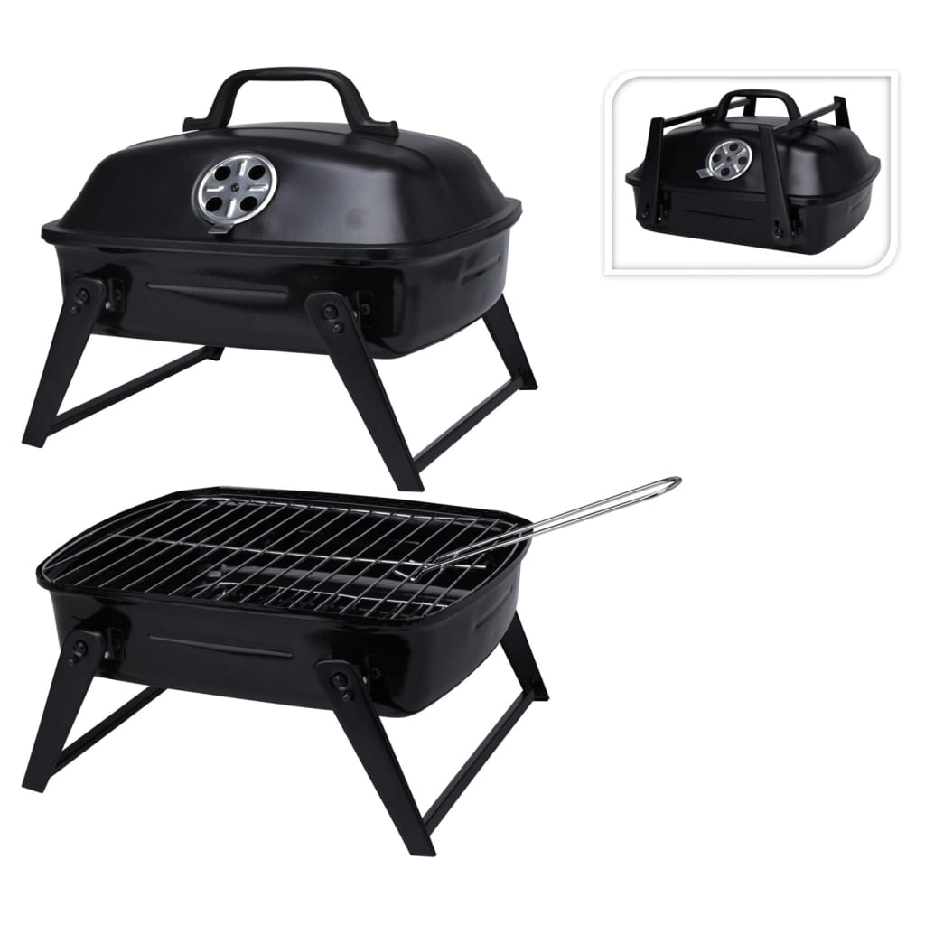 ProGarden BBQ Portable Grill Black