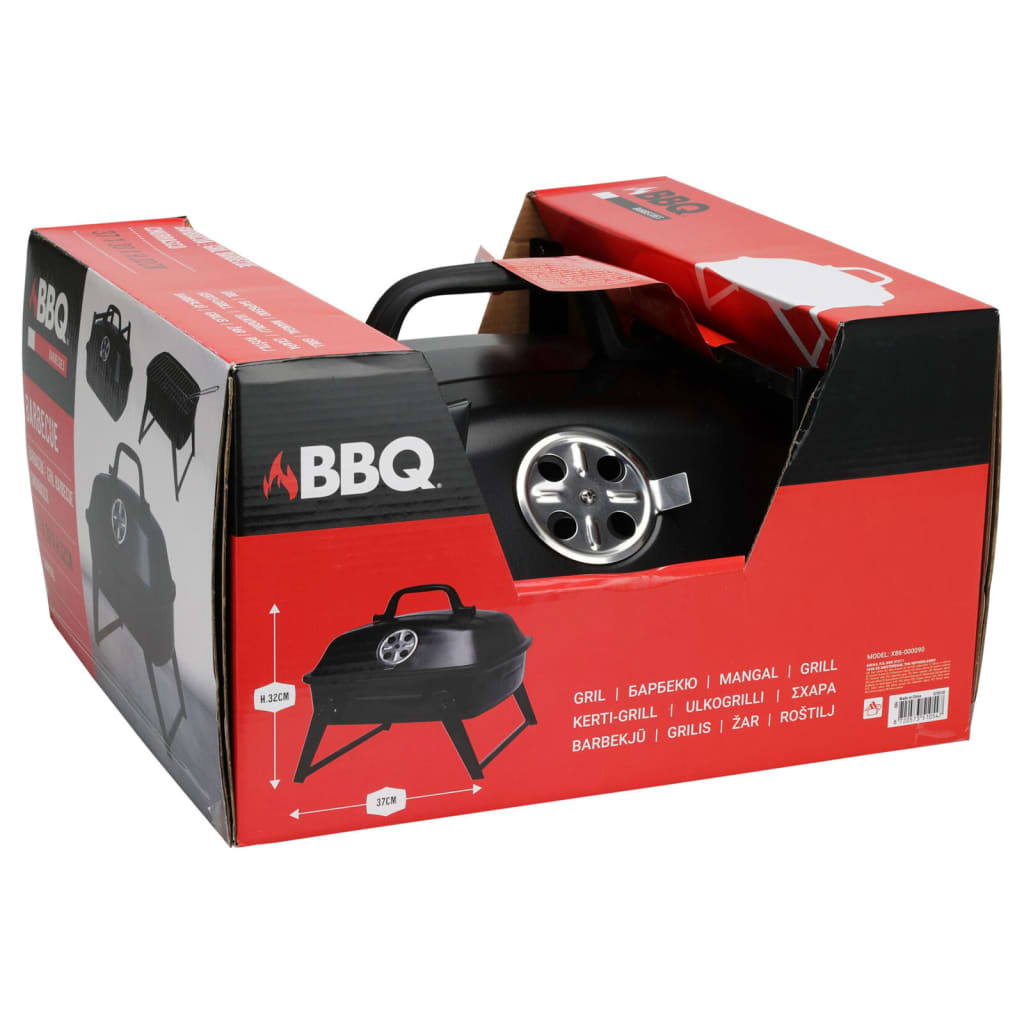 ProGarden BBQ Portable Grill Black