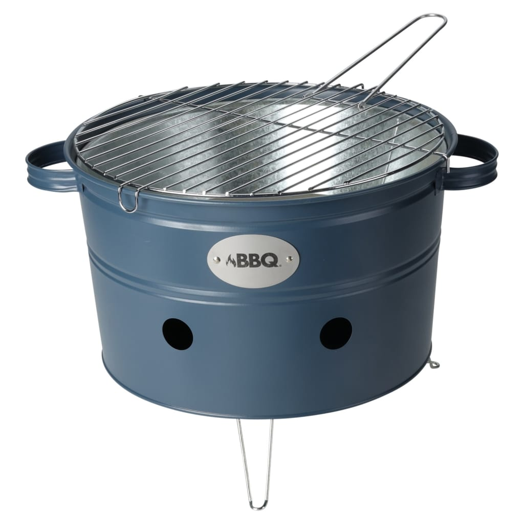 ProGarden BBQ Bucket with 2 Handles 34.5 cm Matte Dark Blue