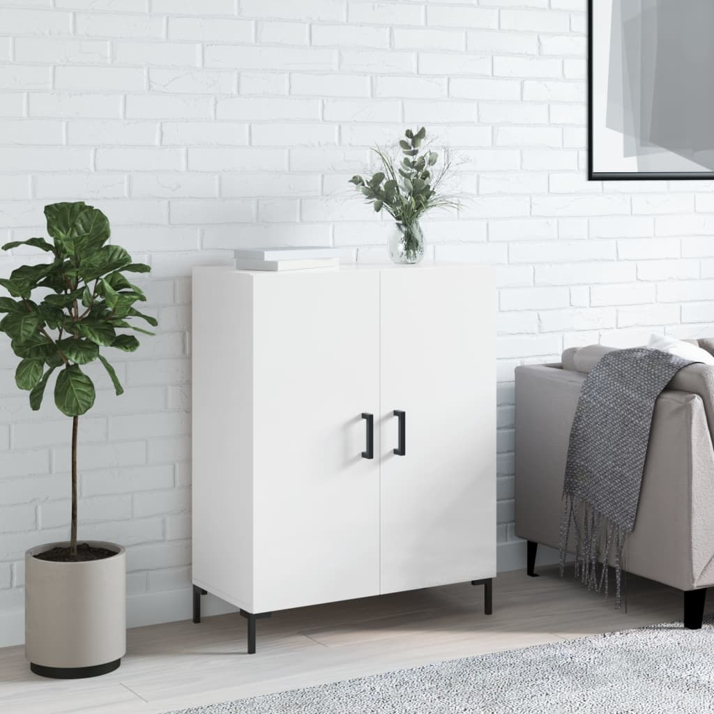 vidaXL Sideboard High Gloss White 69.5x34x90 cm Engineered Wood