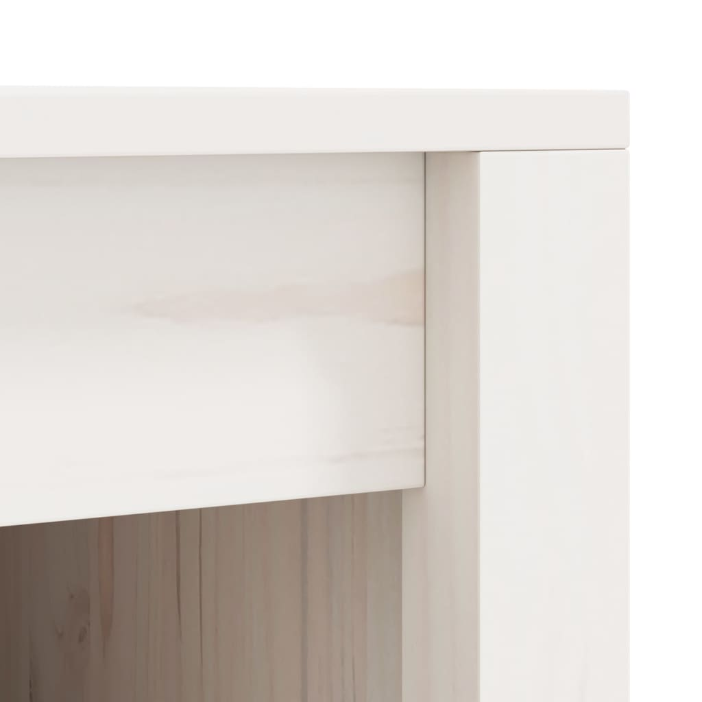 vidaXL Outdoor Kitchen Cabinet White 106x55x92 cm Solid Wood Pine