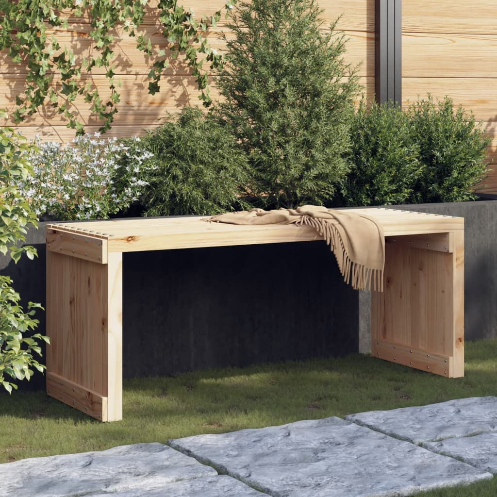 vidaXL Garden Bench Extendable 212.5x40.5x45 cm Solid Wood Pine