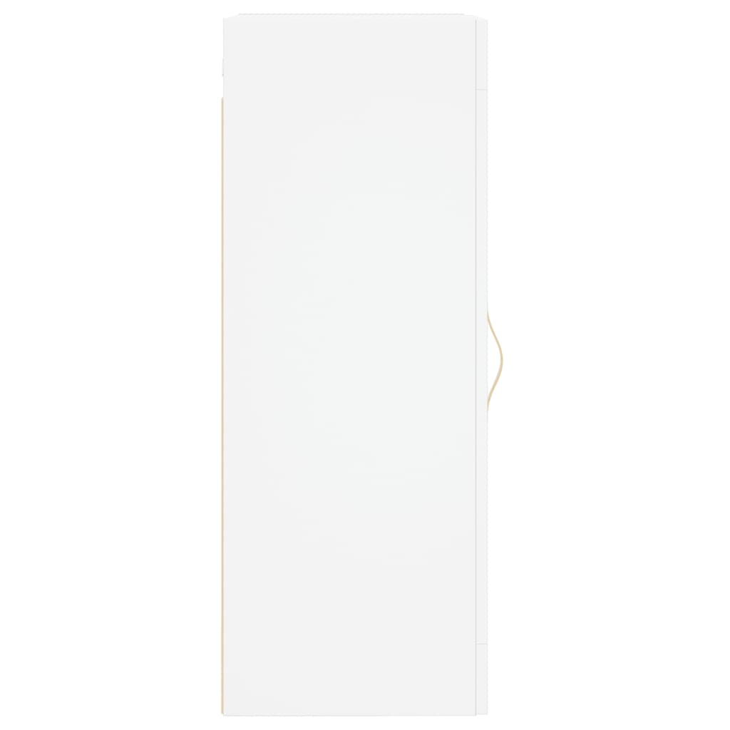 vidaXL Wall Mounted Cabinet White 34.5x34x90 cm Engineered Wood