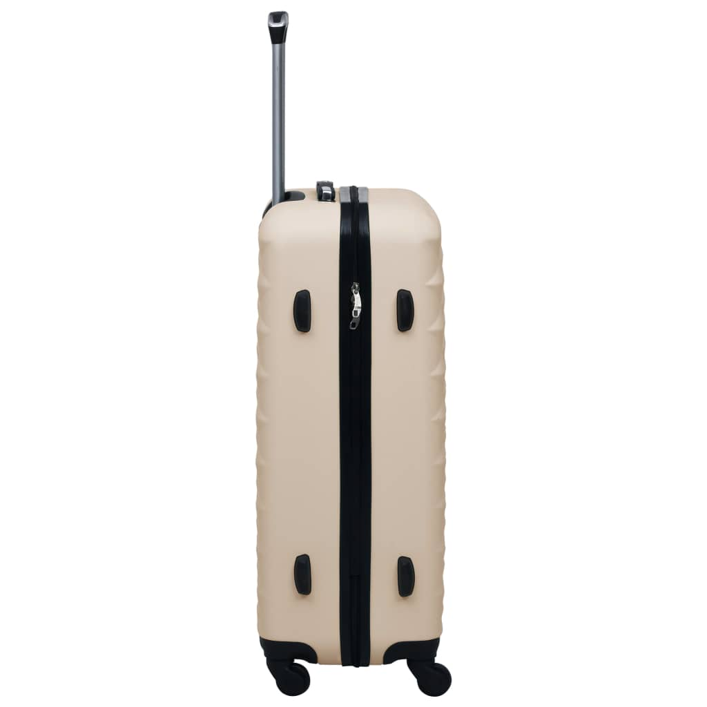 vidaXL Hardcase Trolley Gold ABS