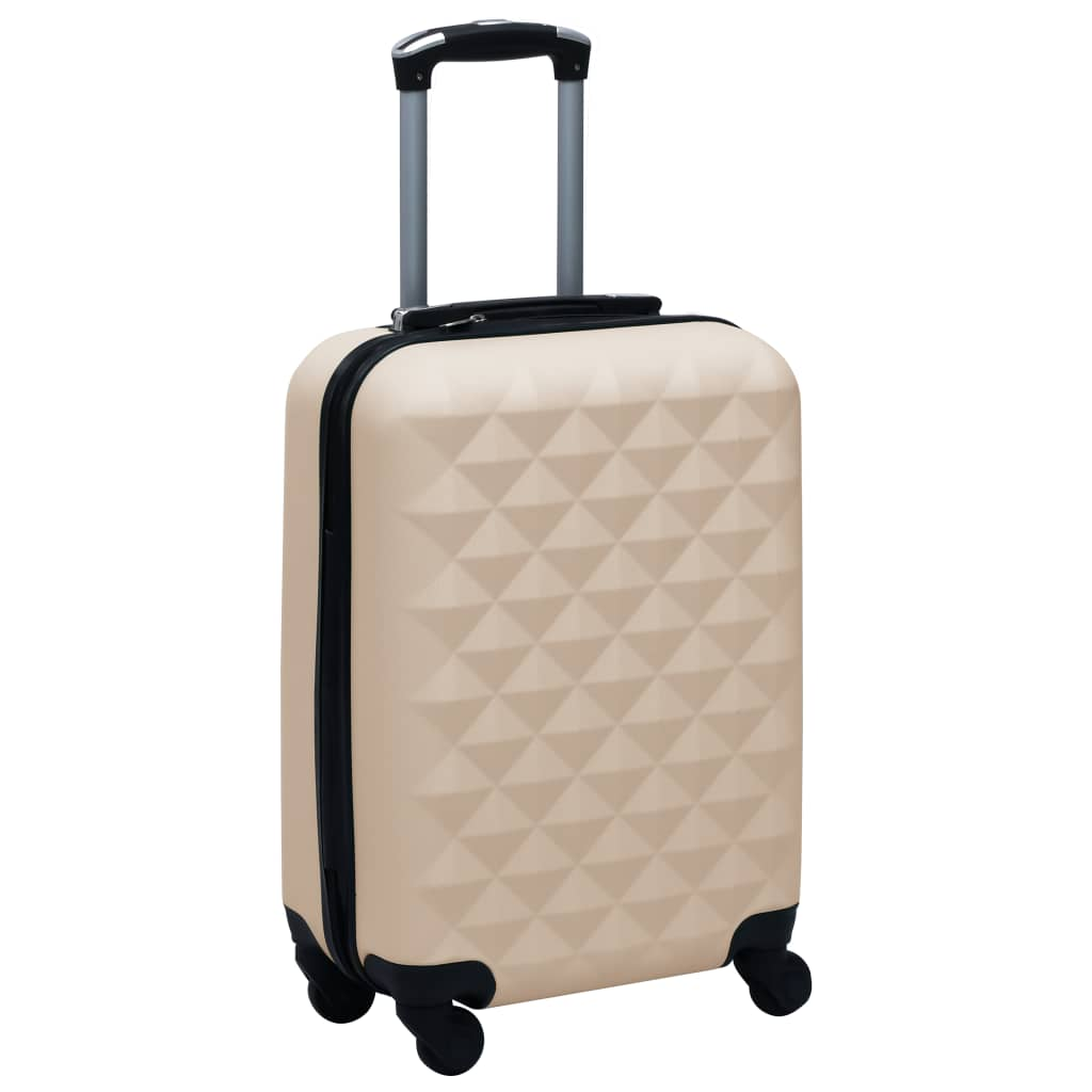 vidaXL Hardcase Trolley Gold ABS