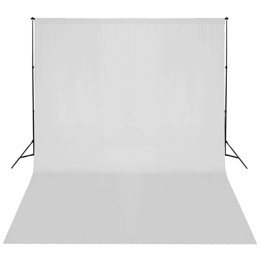 vidaXL Backdrop Support System 300 x 300 cm White