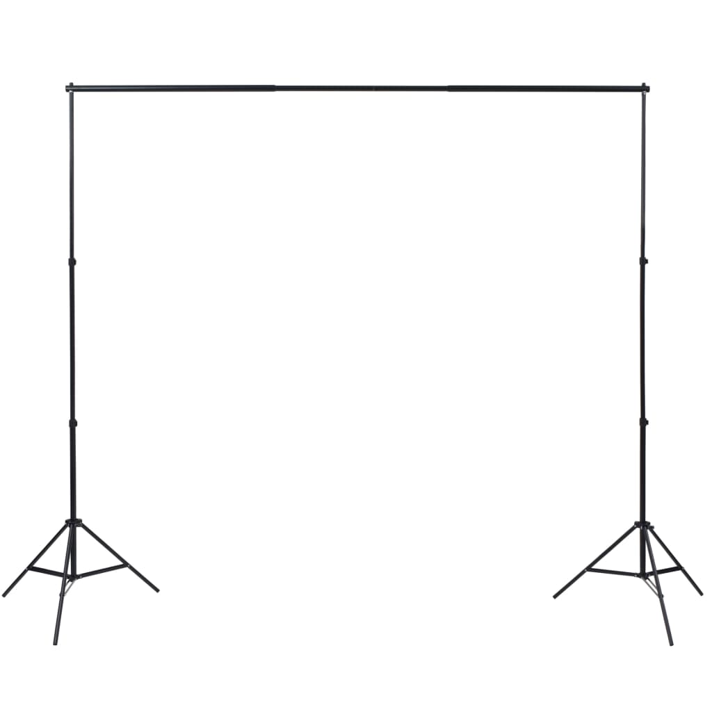 vidaXL Photo Studio Kit with 5 Coloured Backdrops and Adjustable Frame