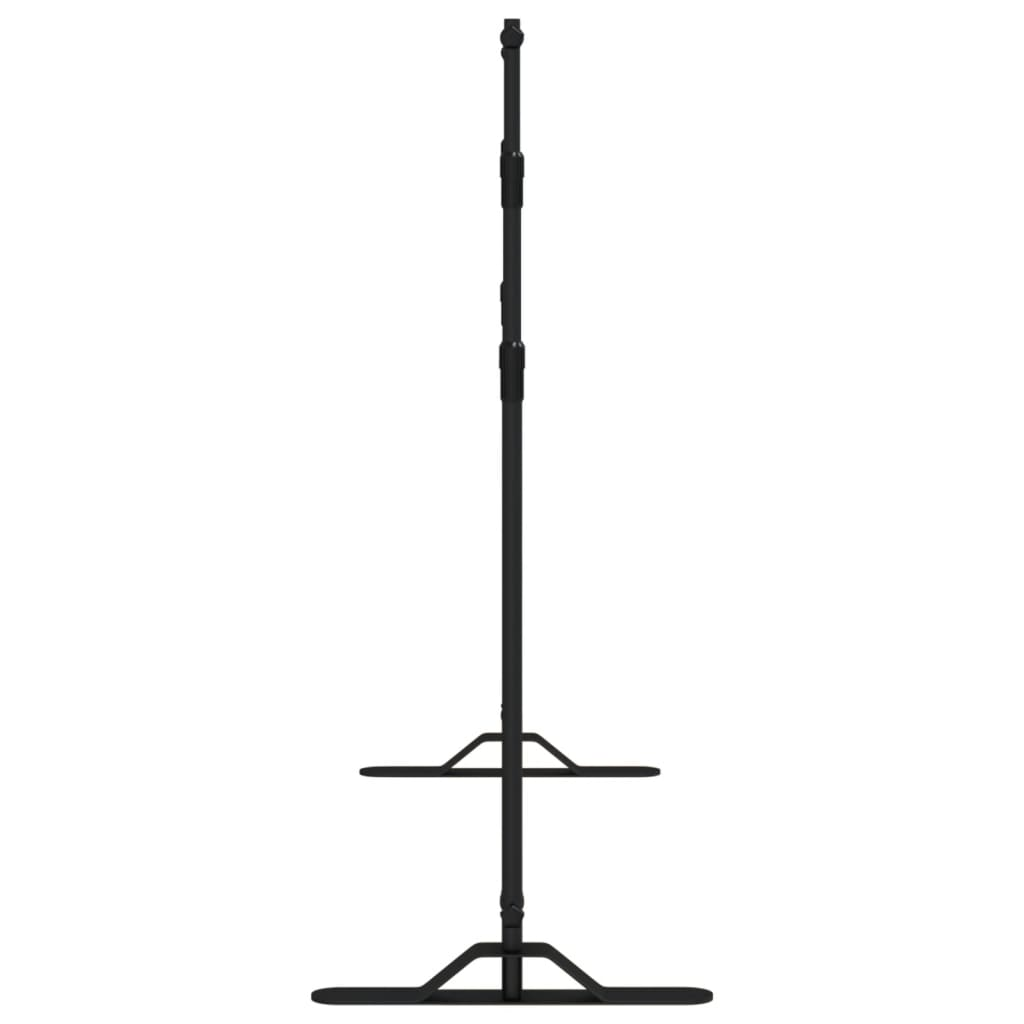 vidaXL Backdrop Stands 2 pcs Black 305x243 cm Steel