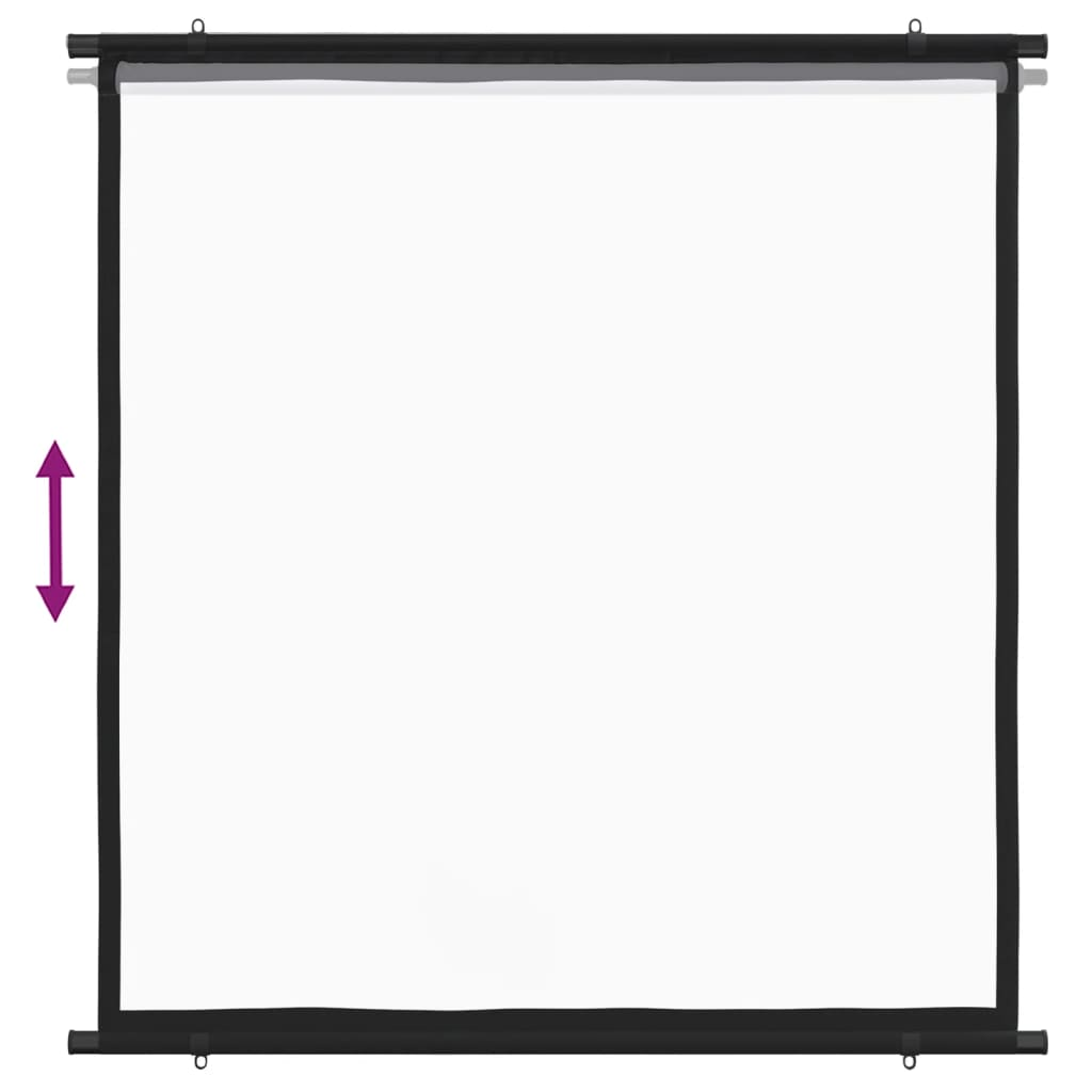 vidaXL Projection Screen 63" 1:1