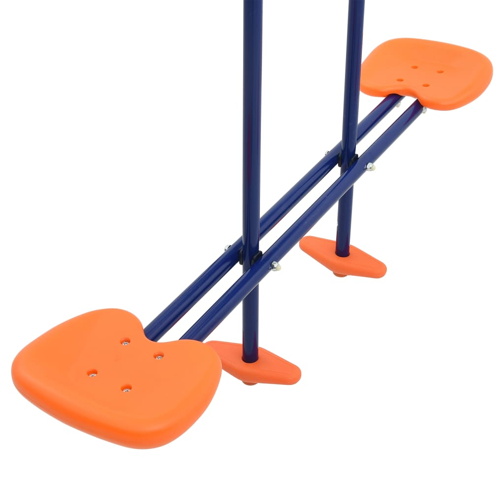 vidaXL Swing Set with 3 Seats Steel