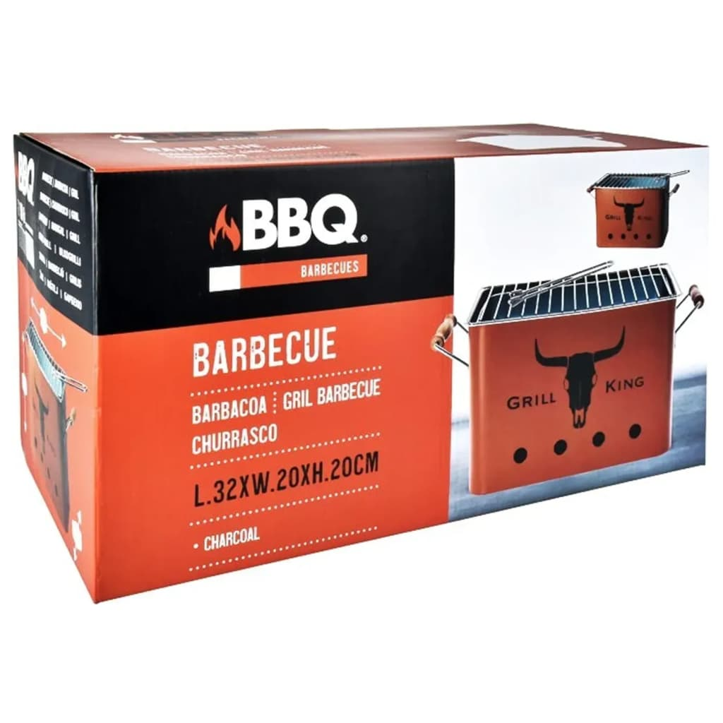 ProGarden BBQ Grill Rectangular Matte Orange