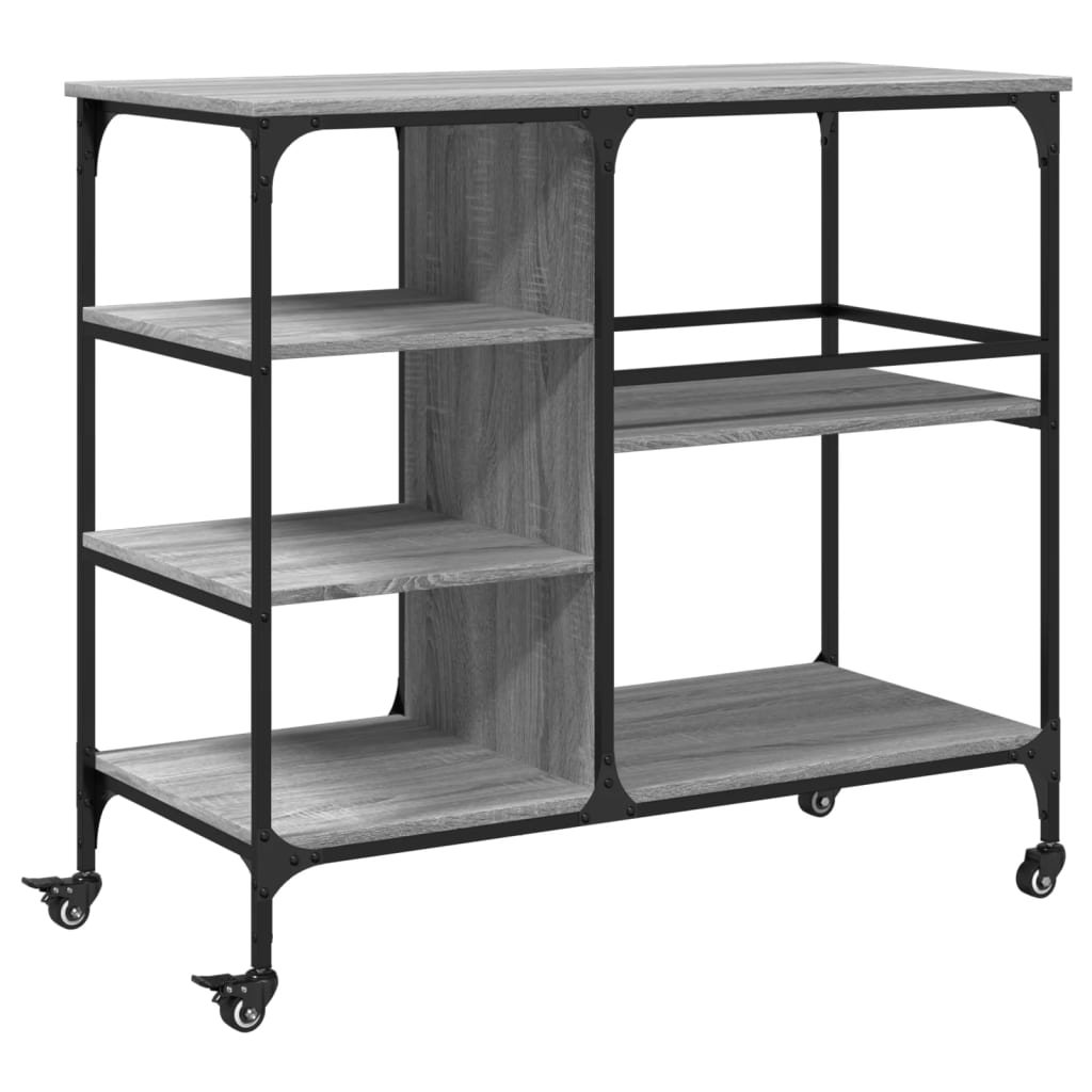 Kitchen Trolley Grey Sonoma