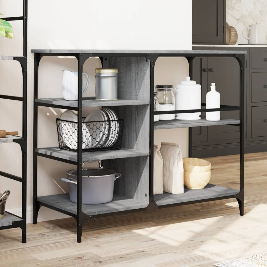 Kitchen Trolley Grey Sonoma