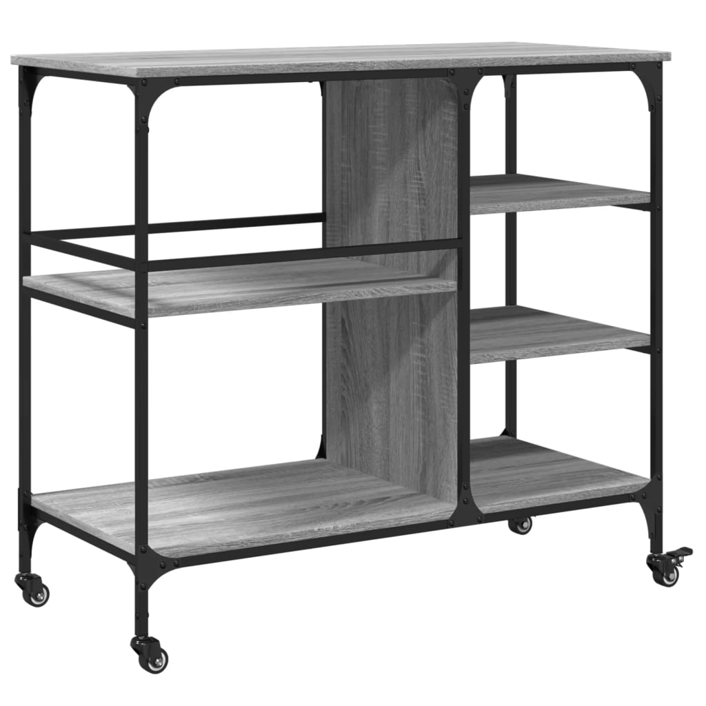 Kitchen Trolley Grey Sonoma