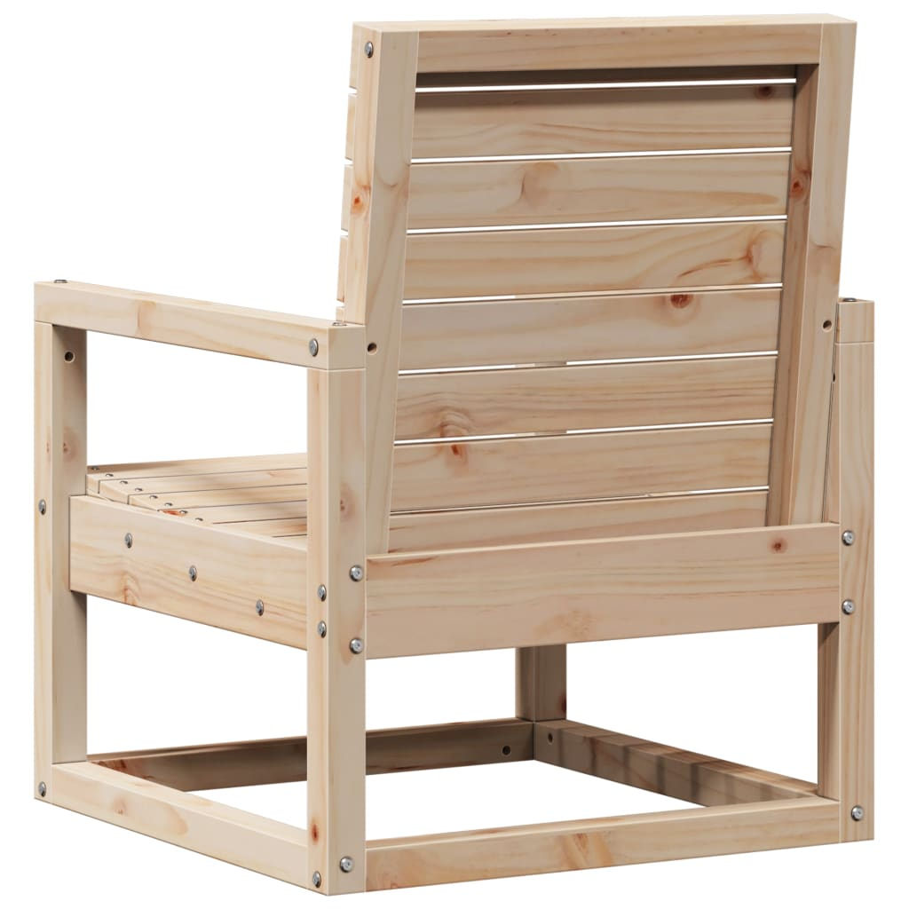 vidaXL Garden Chair 57.5x63x76 cm Solid Wood Pine